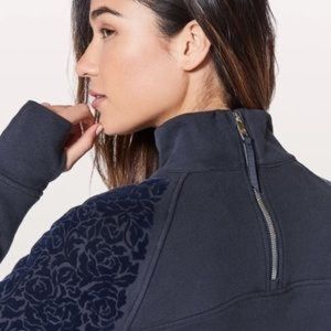 Lululemon Mock neck Sweatshirt Navy